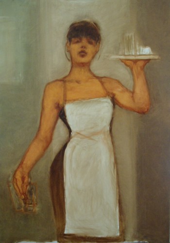 peinture huile portrait etude femme couleur peau